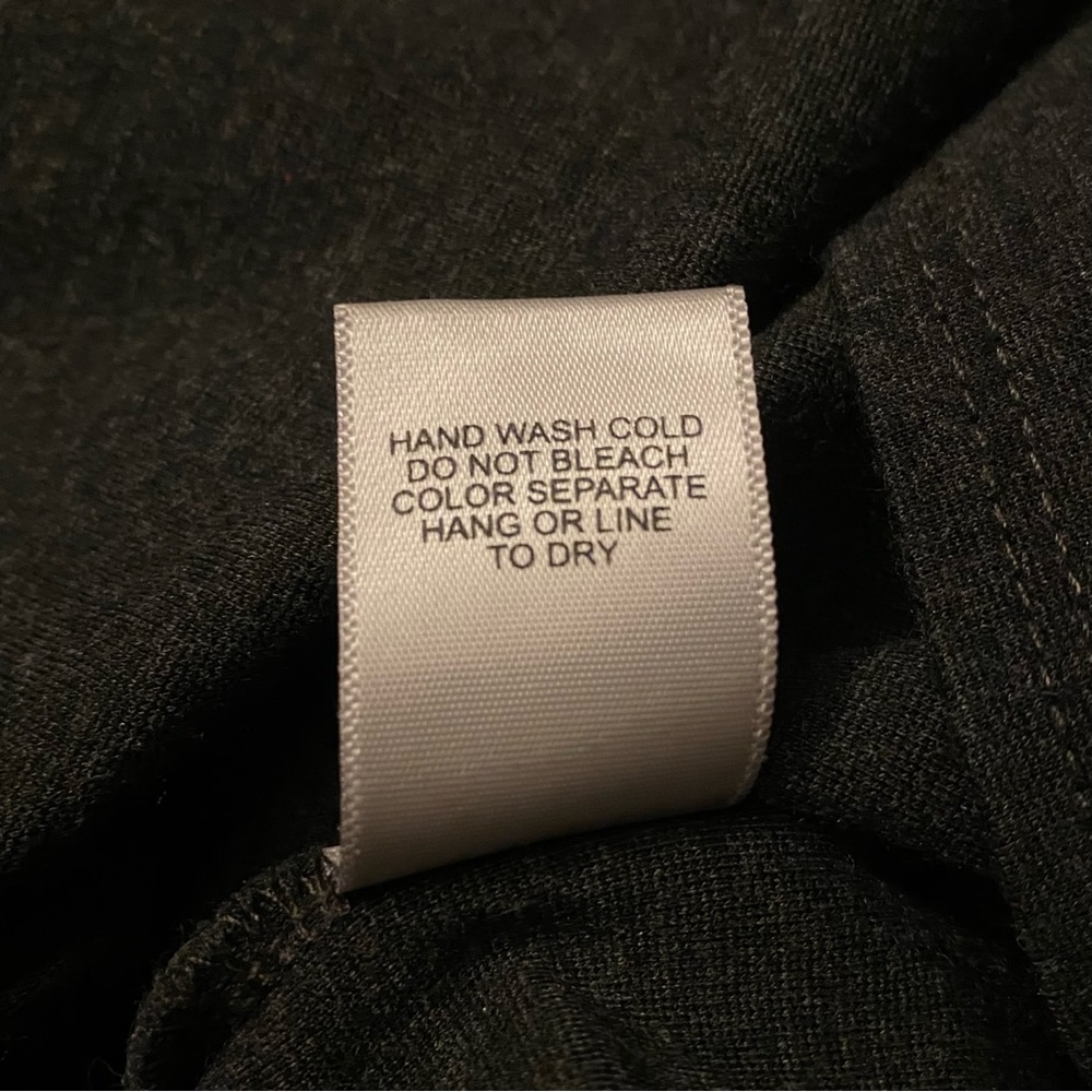 Charlotte Russe Skirt Dark Grey Gray Mini Slit Pull-On Small - Picture 4 of 6